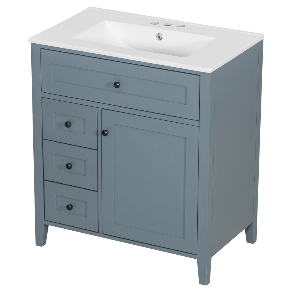 30-Inch Bathroom Vanity with Storage