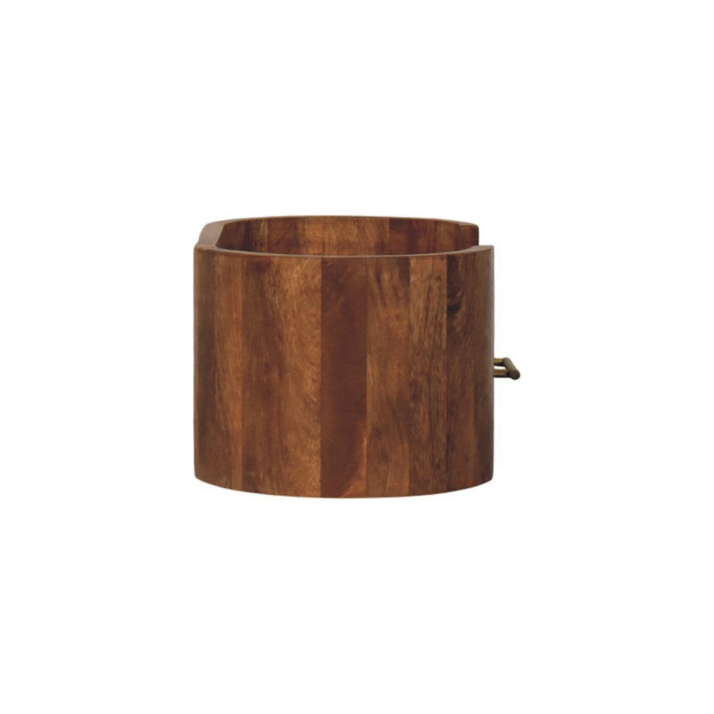 Solid Wood Valencia Curve Wall Bedside