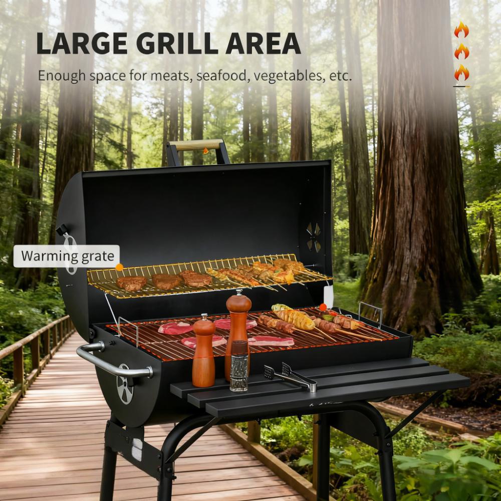 30" Portable Charcoal BBQ Grill