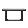 Farmhouse Console Table with Tray Top Design, Solid Wood Frame