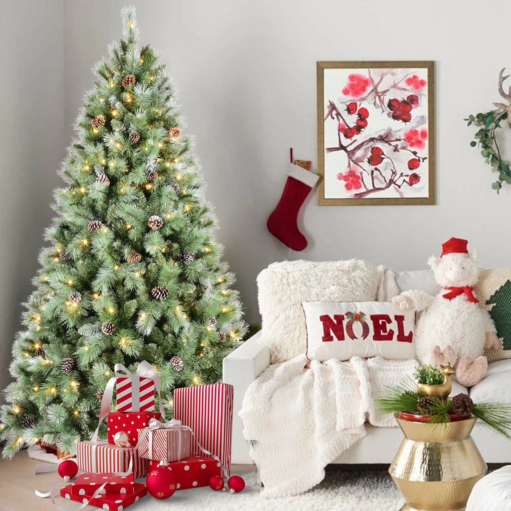 6FT Christmas Tree with 300 Warm Lights