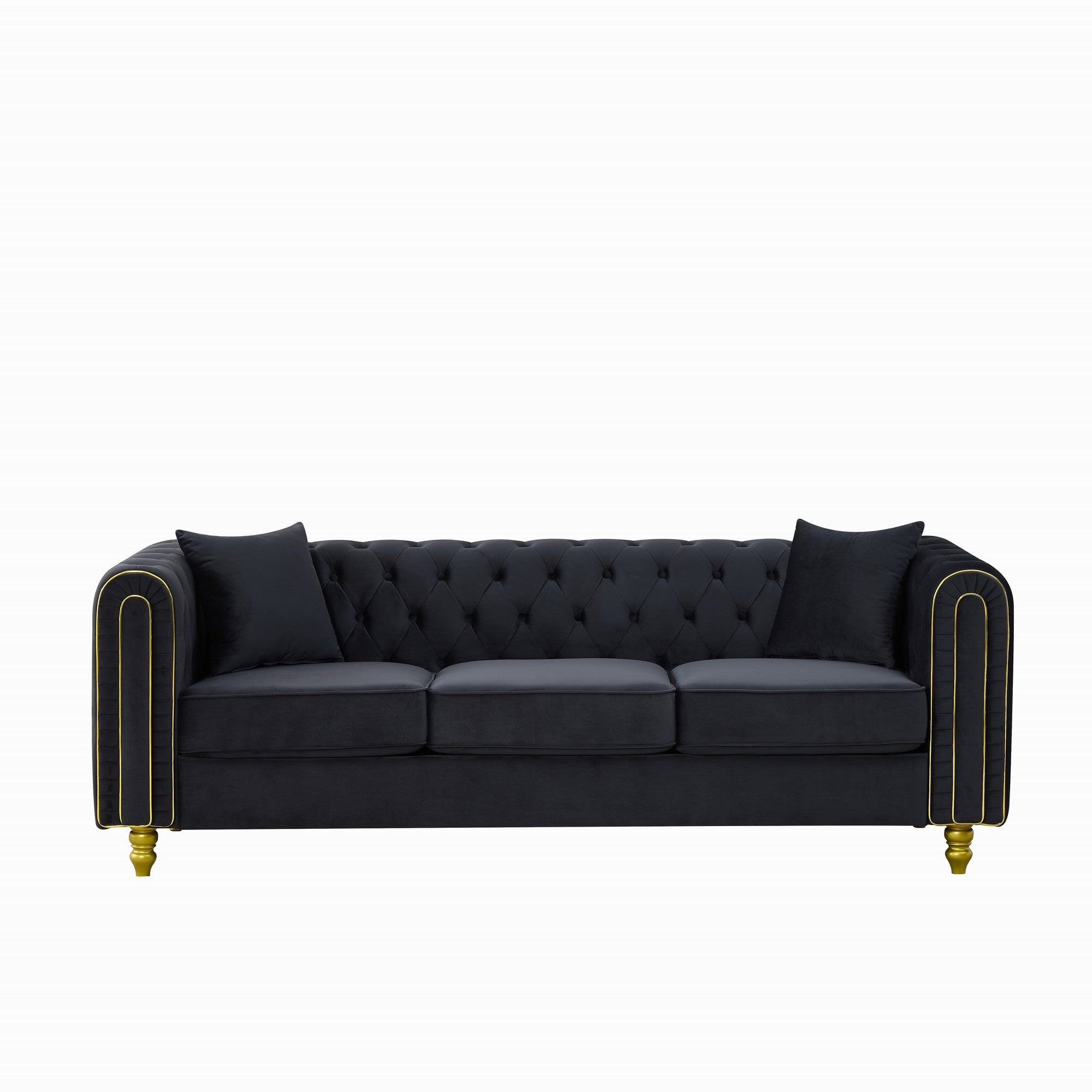Modern Velvet Loveseat Sofa