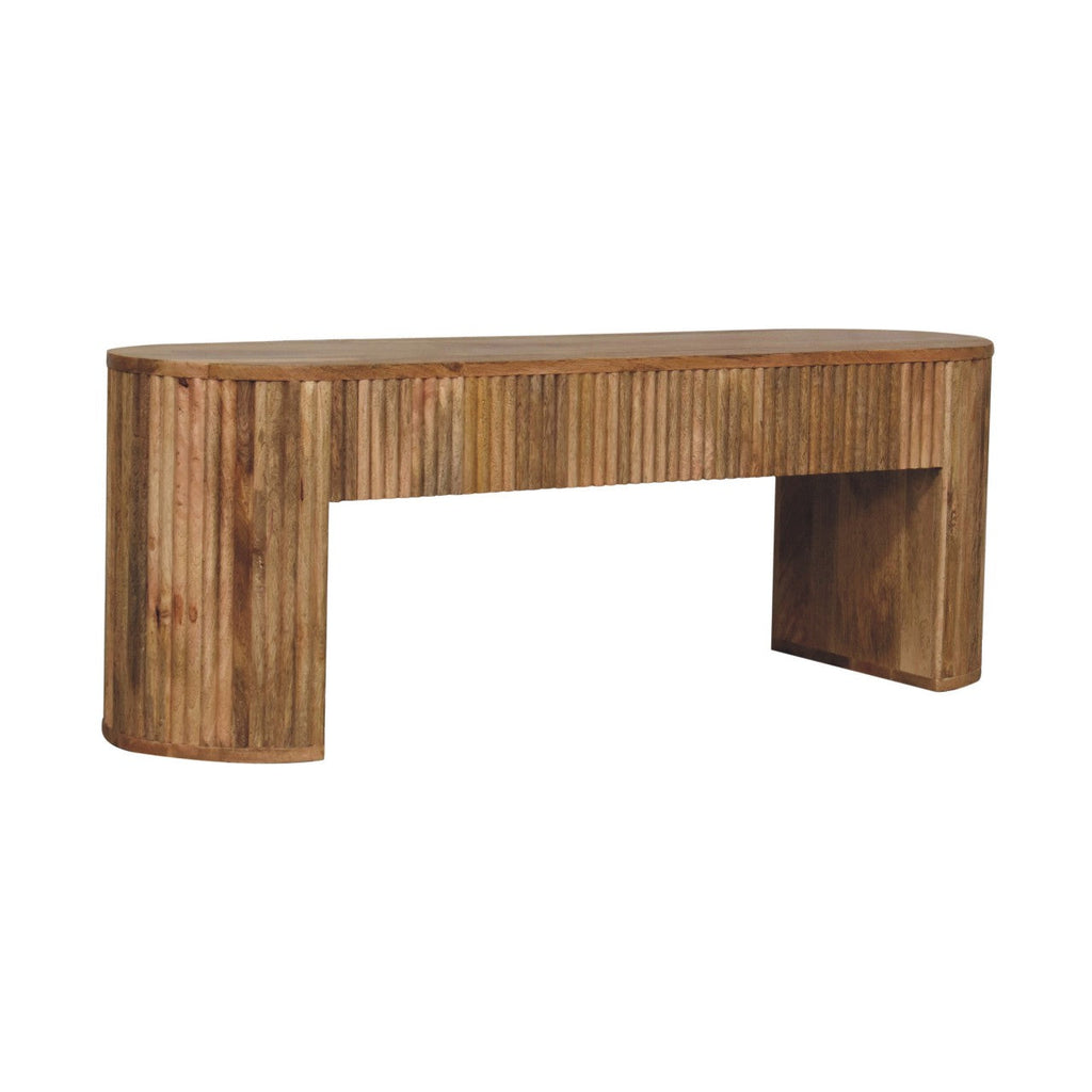 Solid Wood Soba Straight Media Unit