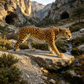 Realistic Leopard Garden Statue