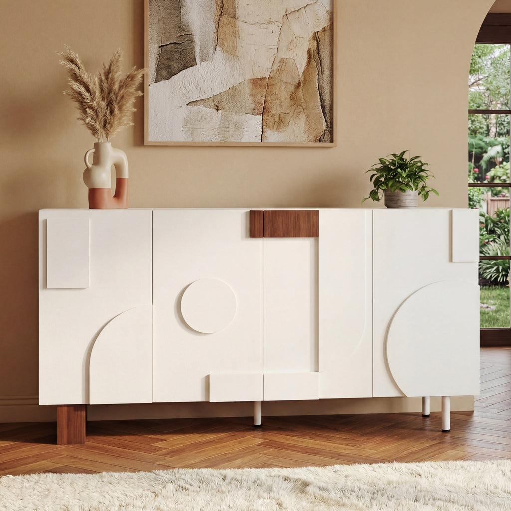 Modern White Sideboard