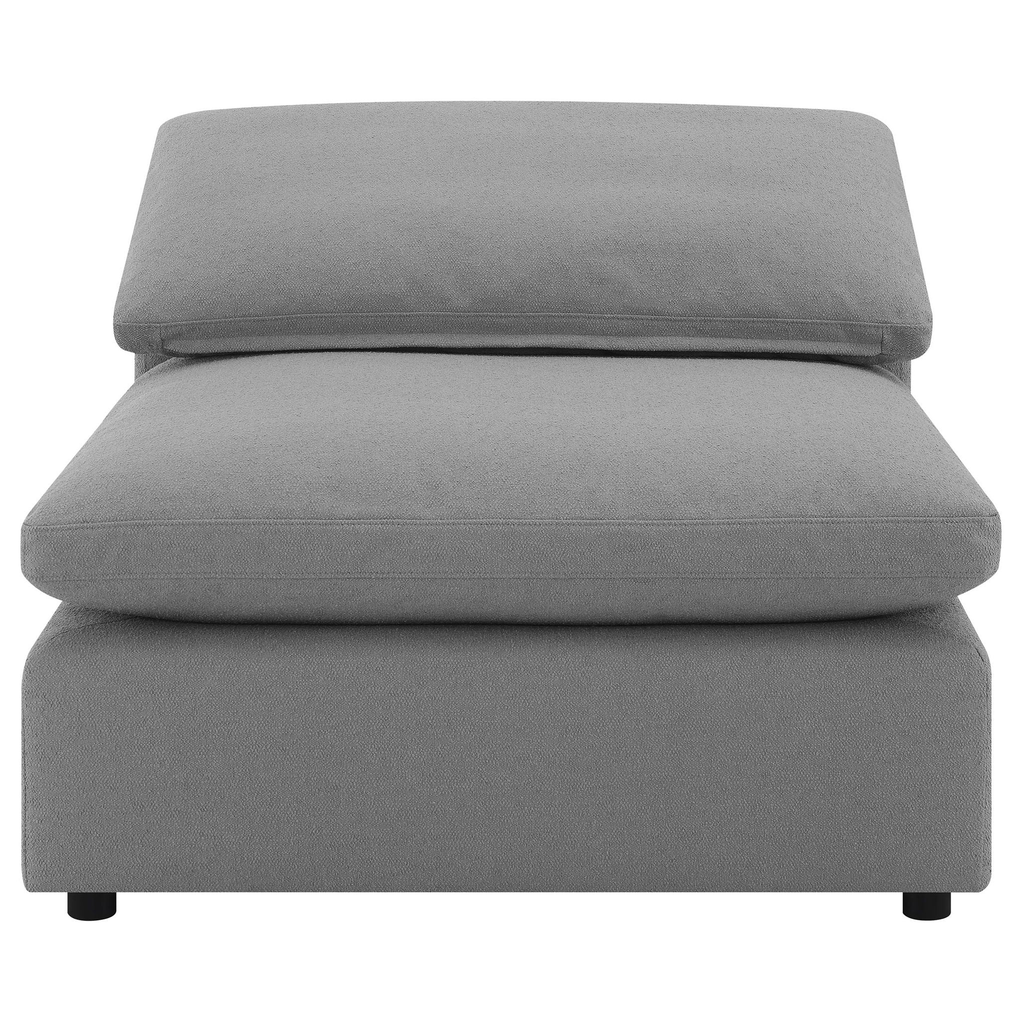 Raleigh 5-piece Boucle Upholstered Modular Sectional Grey