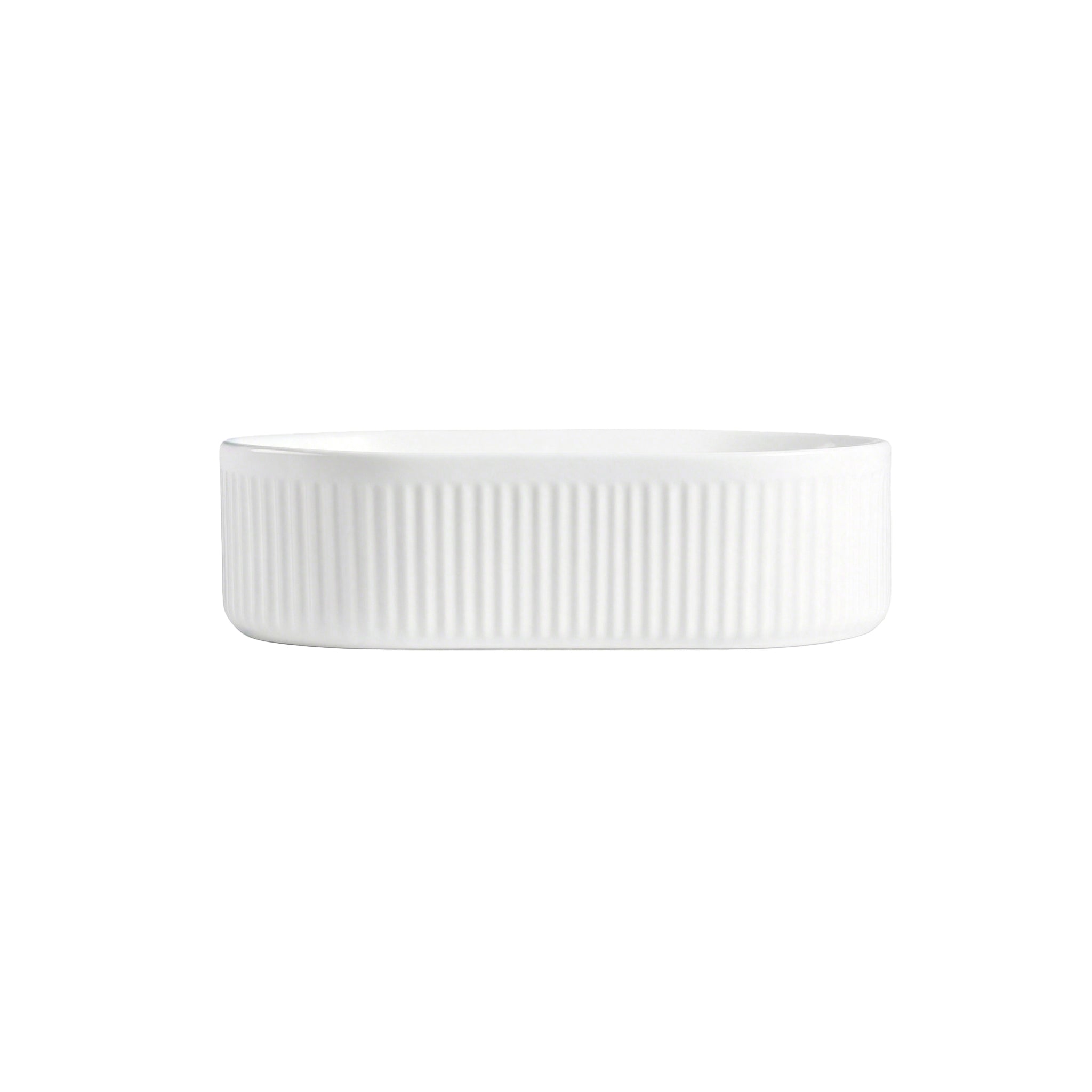 Integrated Oval Ceramic Bathroom Sink
