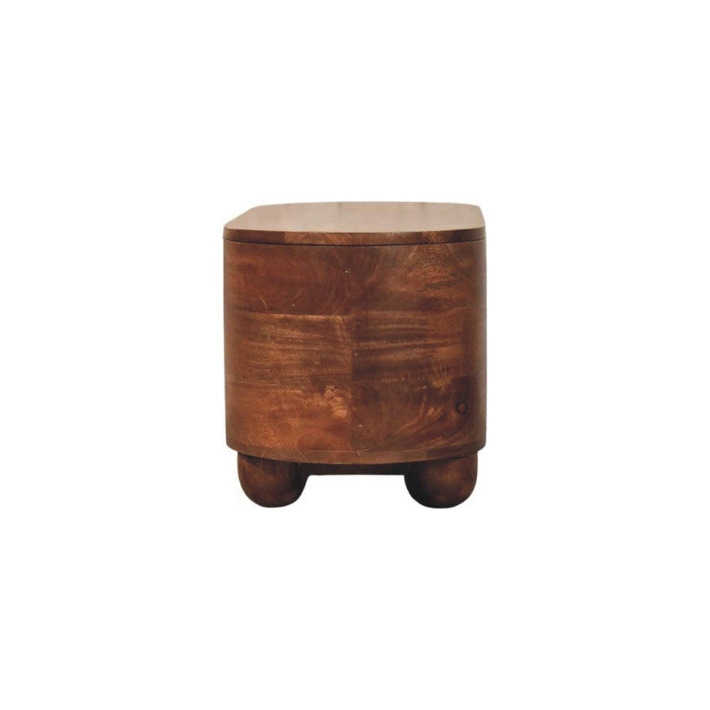Solid Wood Curva Storage Trunk
