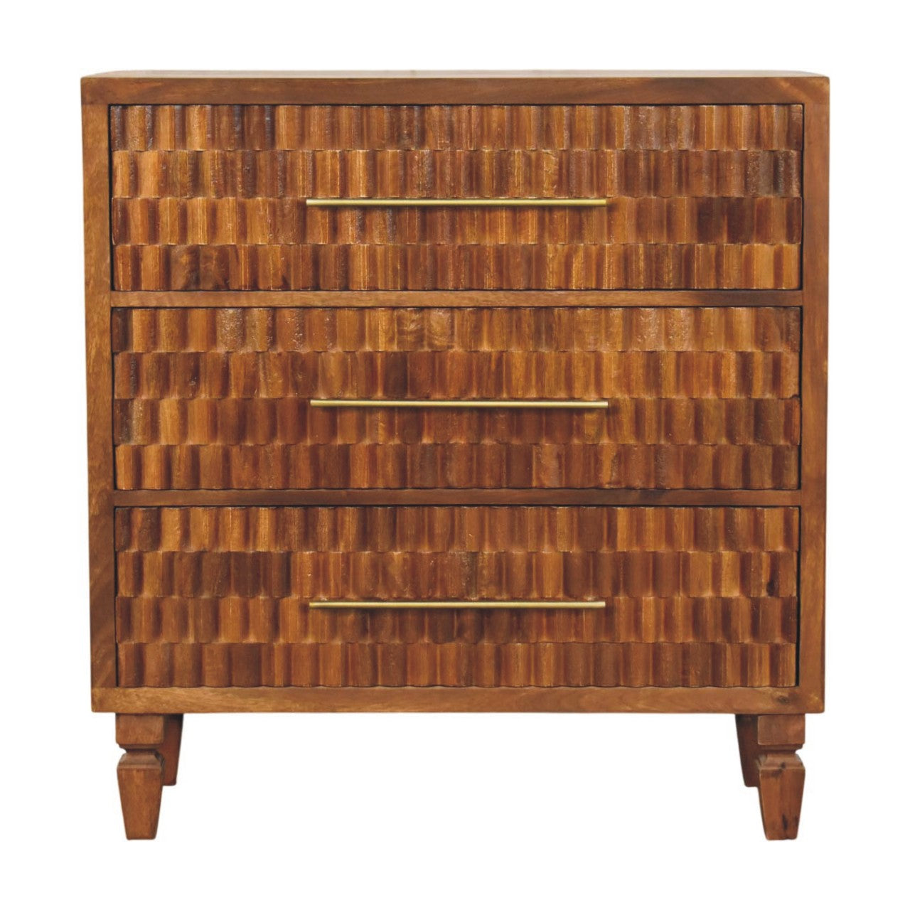 Solid Wood Cadiz Carved Chest