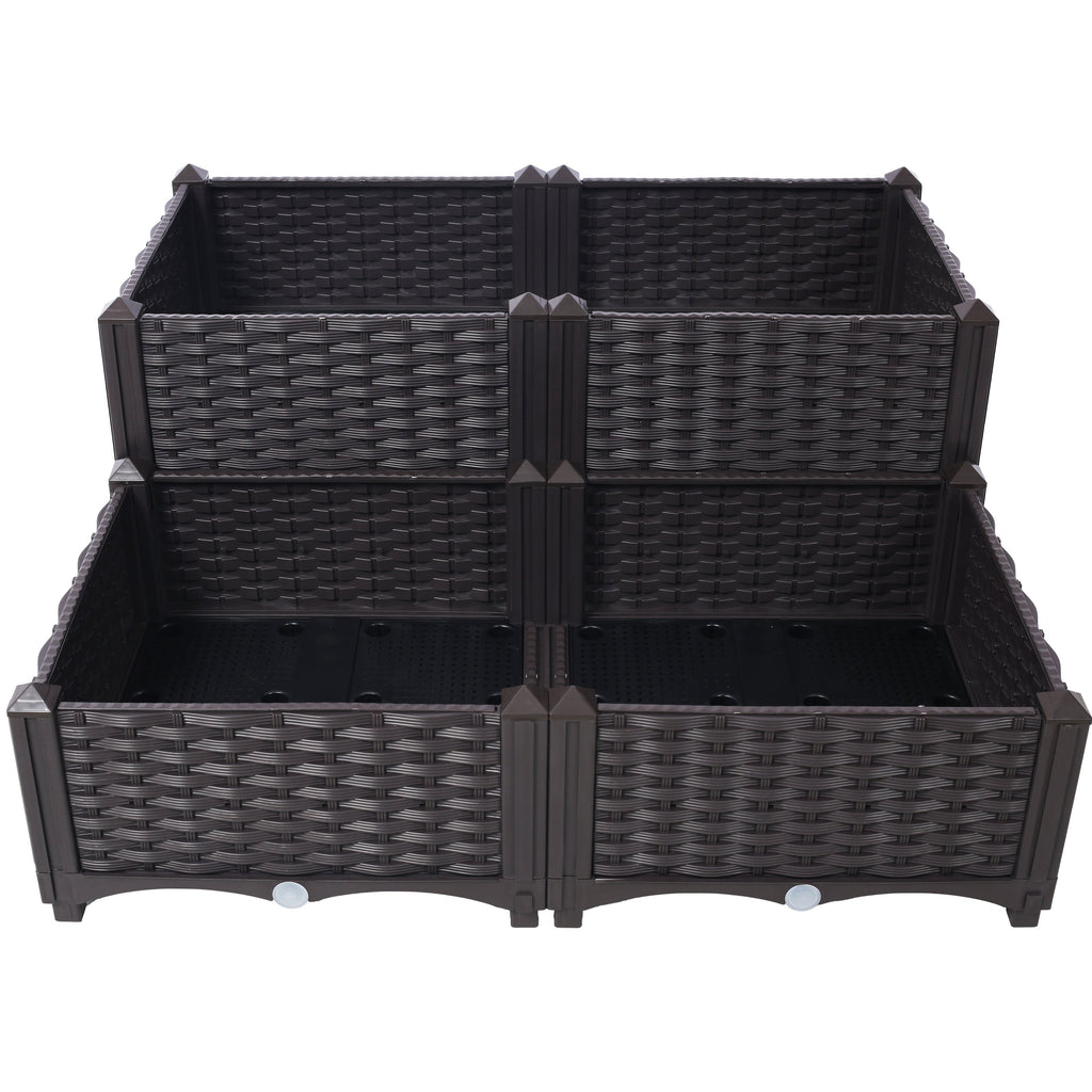 4 Piece Raised Garden Bed with Legs