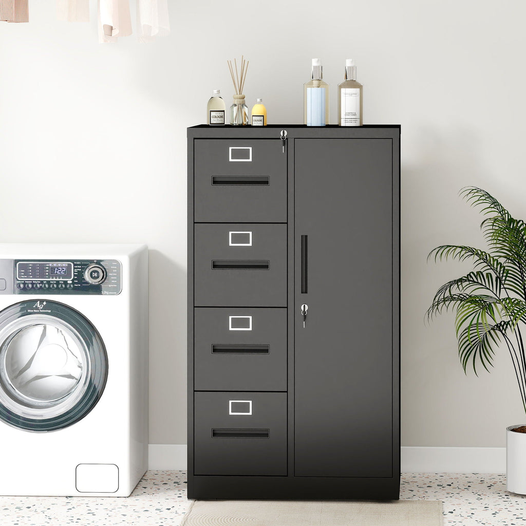 Storage Vertical Filing Cabinet With Lock