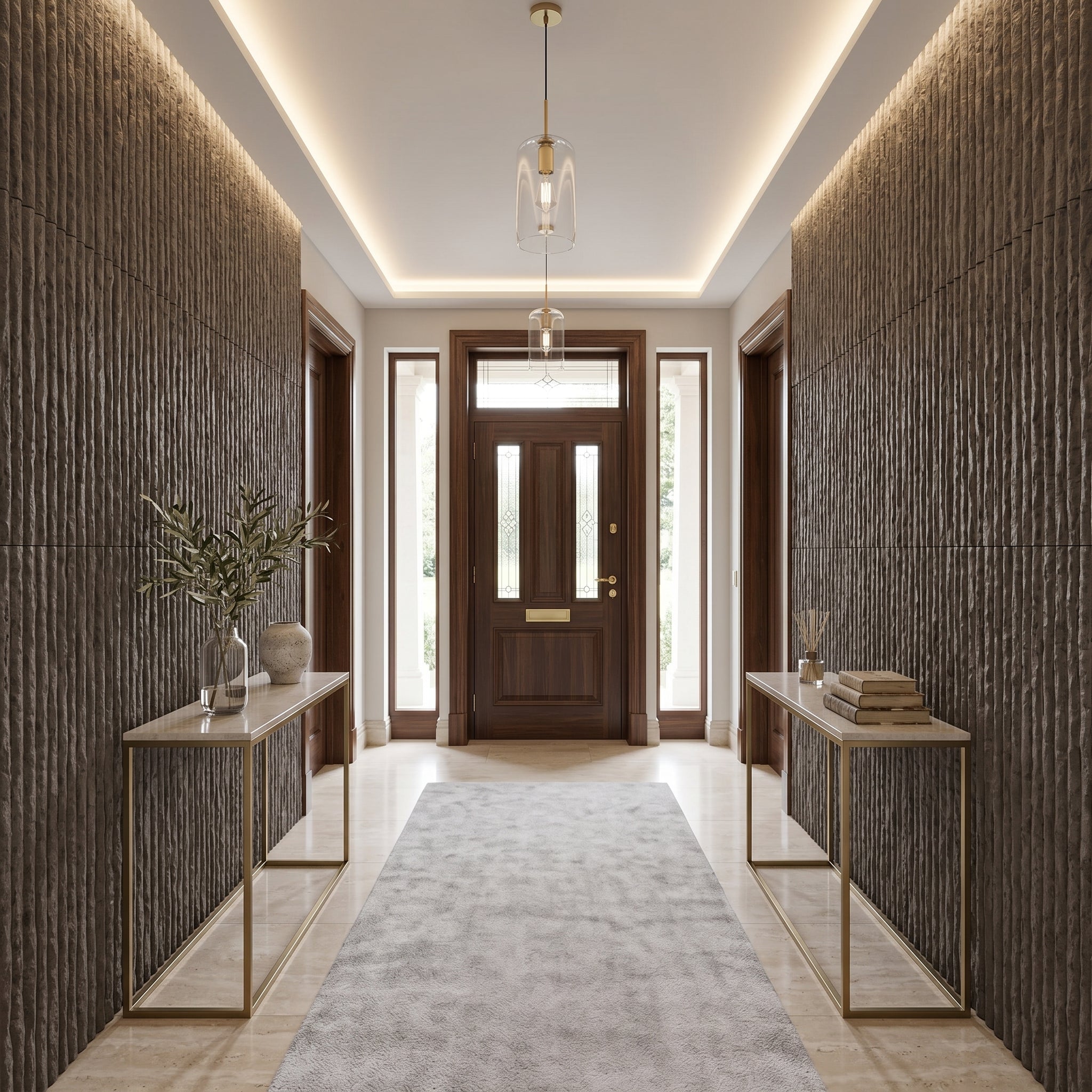 3D Faux Stone Wall Panels - 12 PCS PU Wainscoting