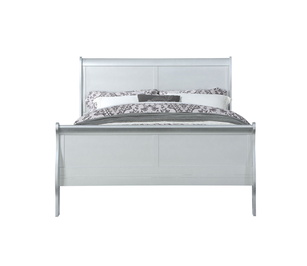 Louis Philippe Sleigh Style Bed