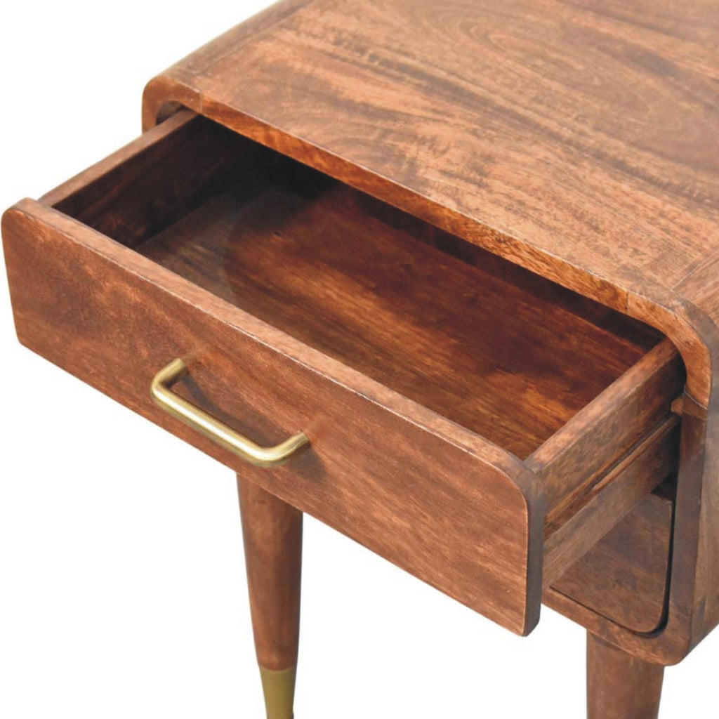 Solid Wood Astor 2-Drawer Nightstand