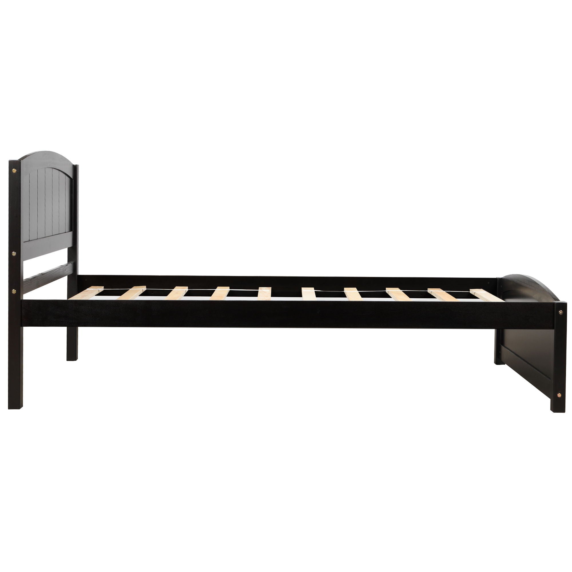 Platform Bed & Headboard, Footboard And Wood Slat Support