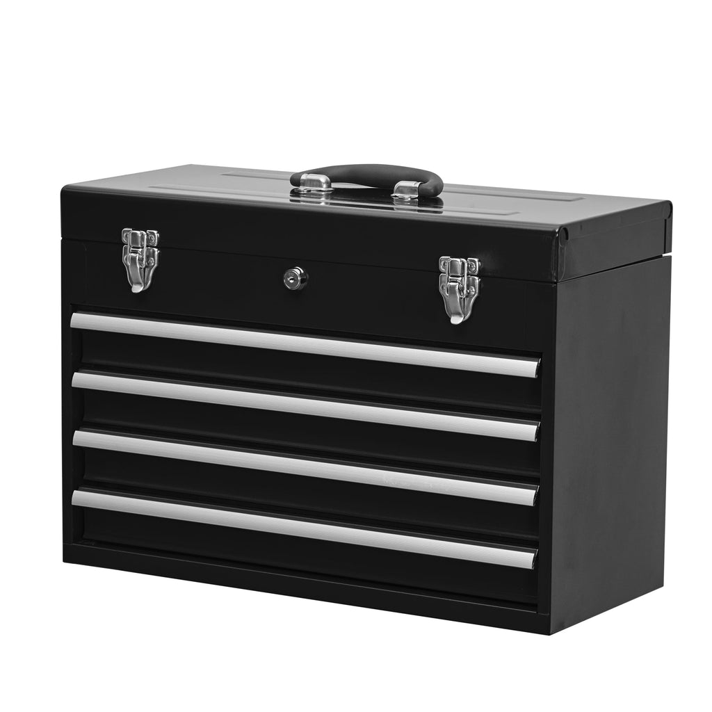 Metal Tool Box with 4 Drawers