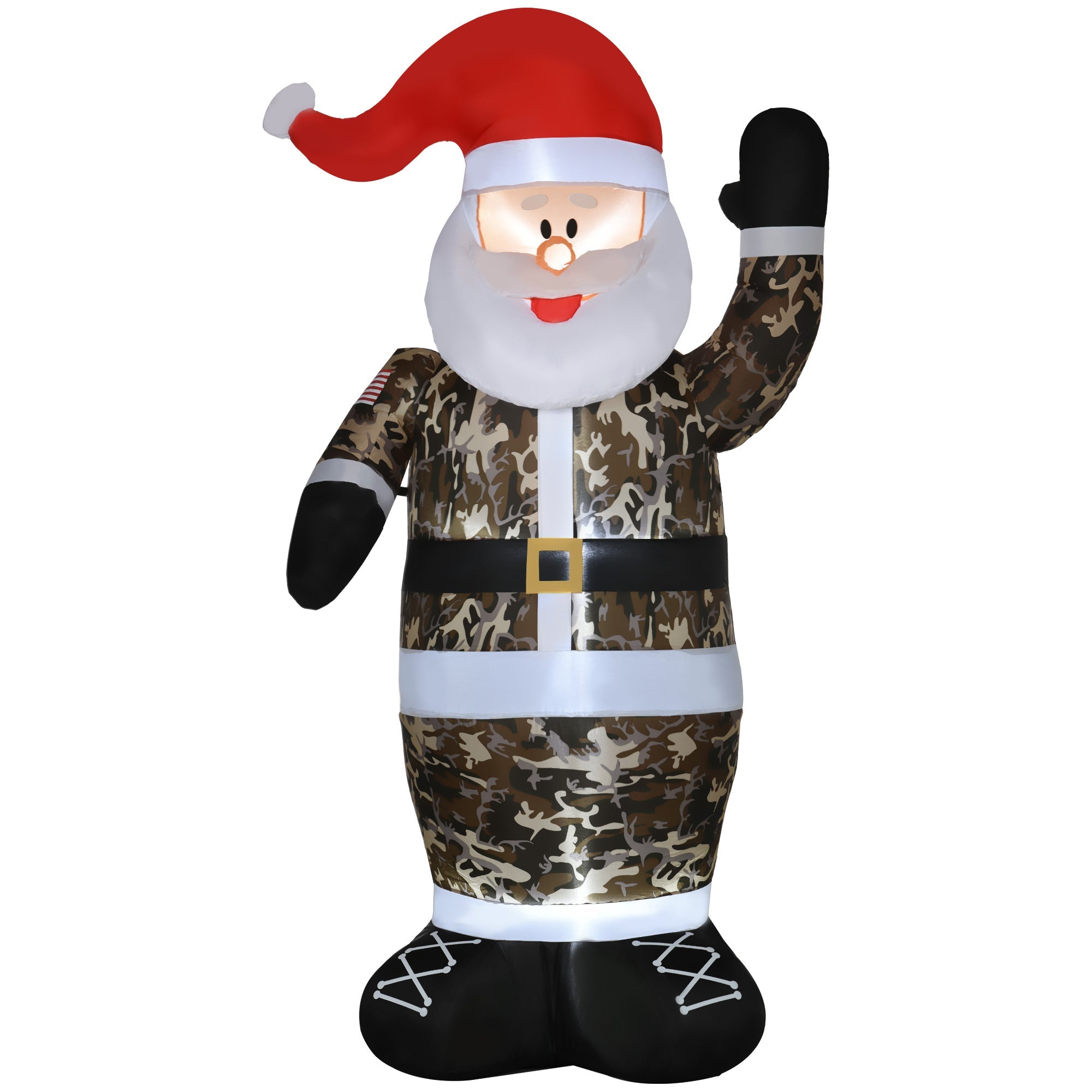HOMCOM 8' Christmas Inflatables Outdoor Decorations