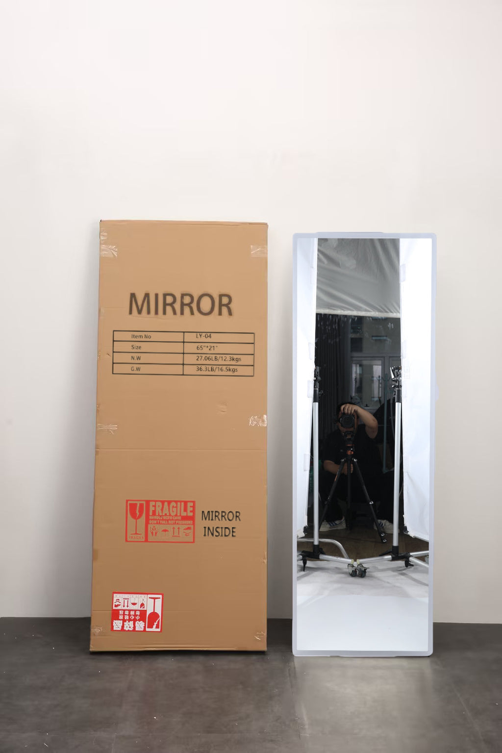 Lighted Full Length Mirror