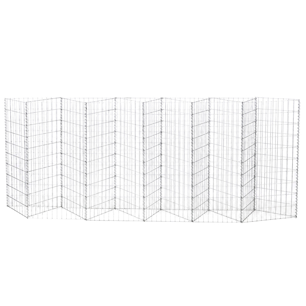 Galvanized Steel Tall Gabion Basket with Multiple Compartments