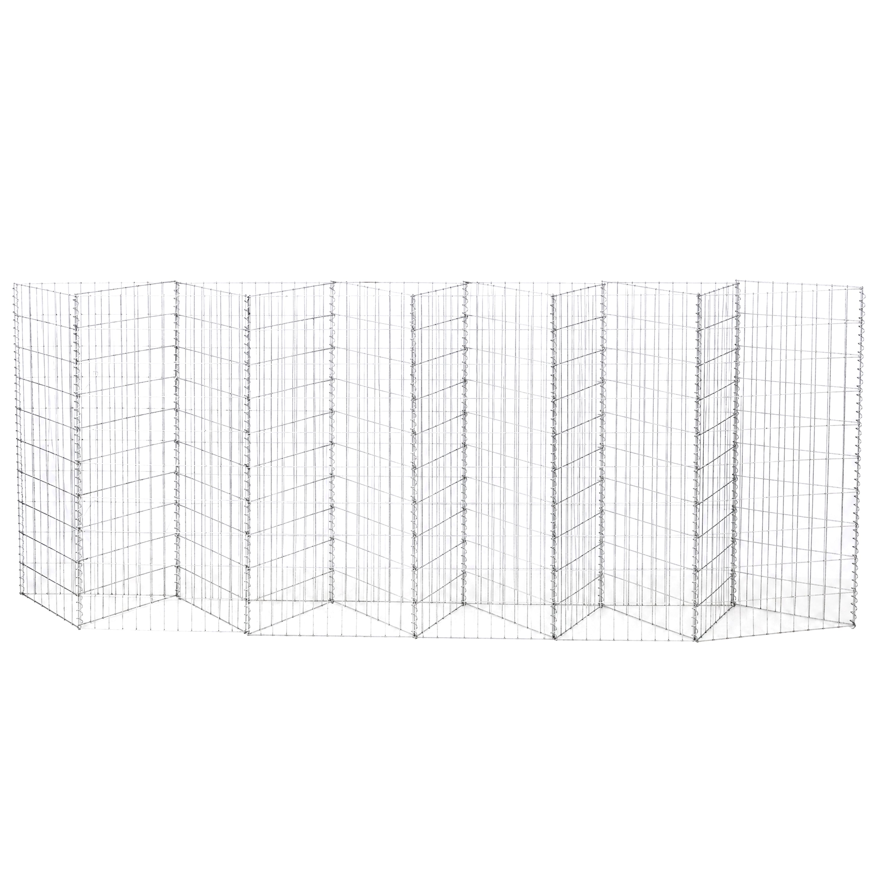 Galvanized Steel Tall Gabion Basket with Multiple Compartments
