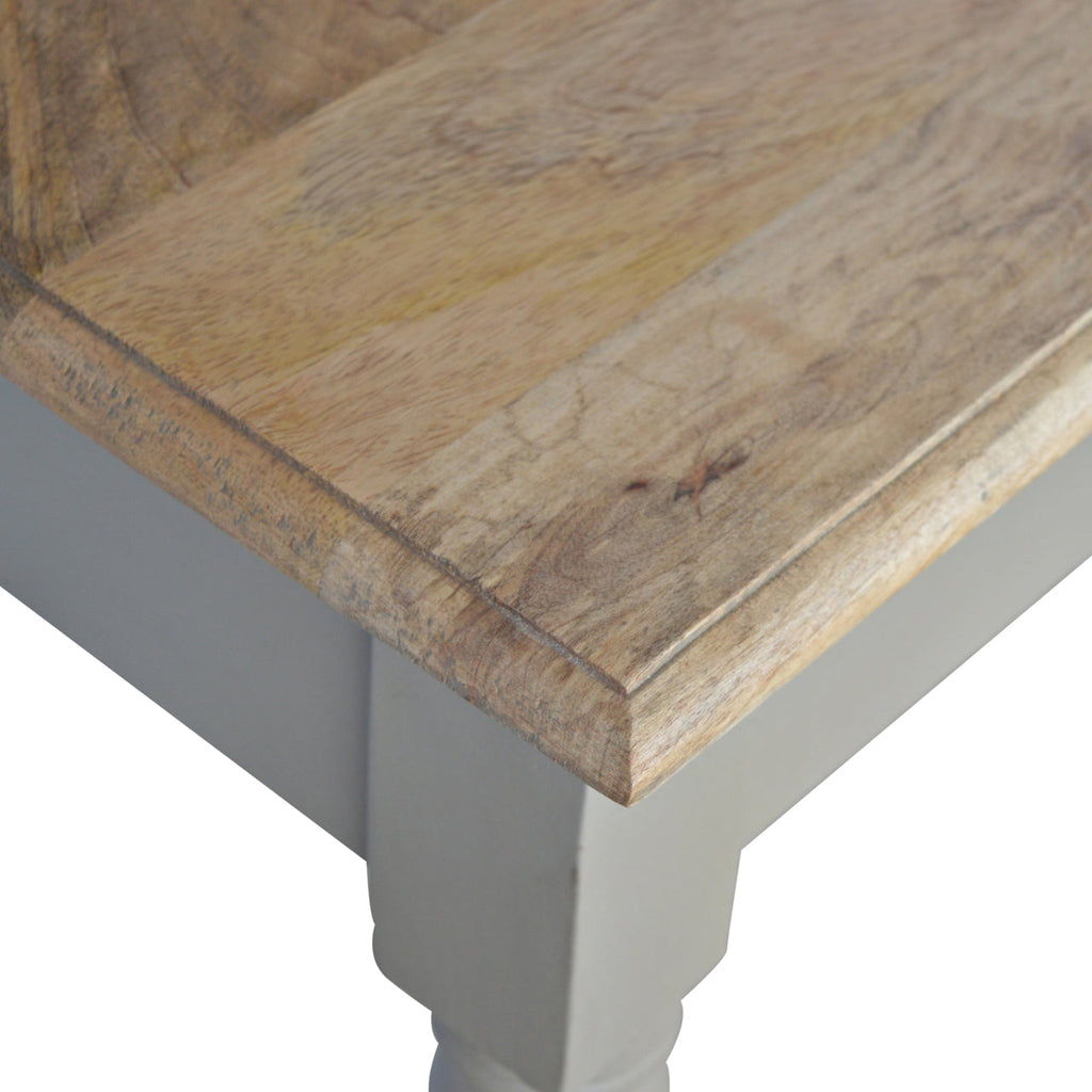 Solid Wood Hand Painted Writing Desk, 1-Drawer