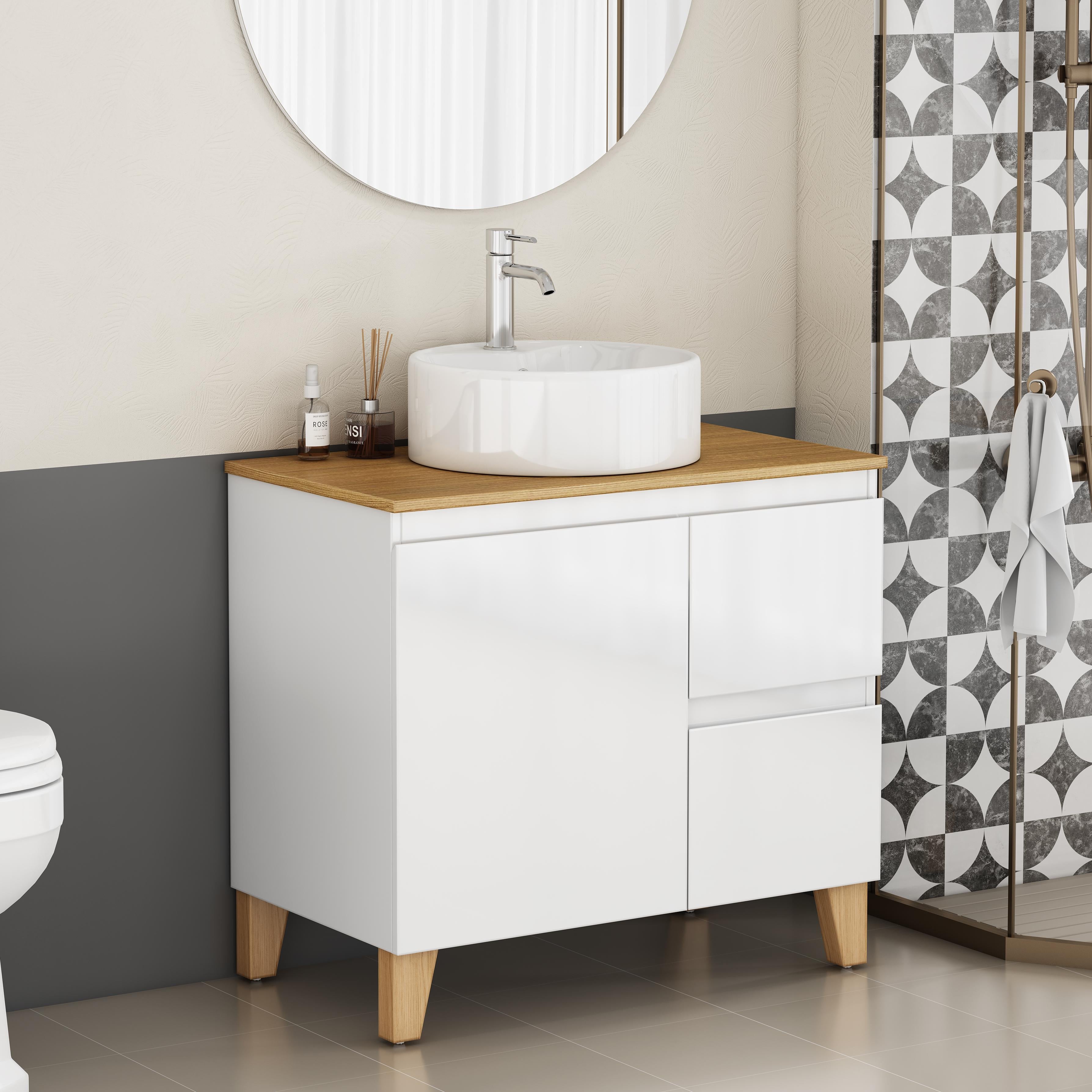 31.5-Inch Modern Bathroom Vanity with Sink Combo
