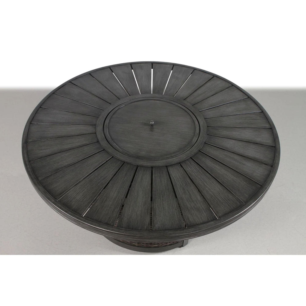 Cassara Resort - Propane Outdoor Fire Pit Table - Brown