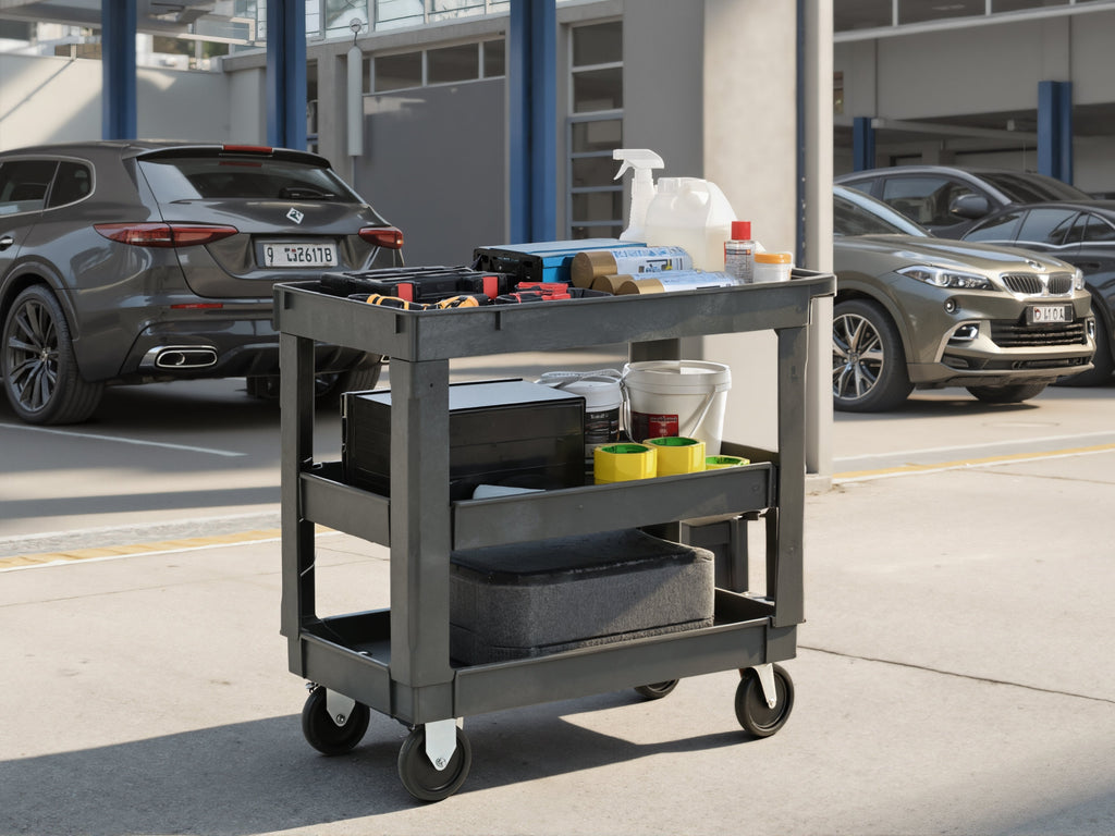 3-Layers Rolling Utility Cart with Wheels