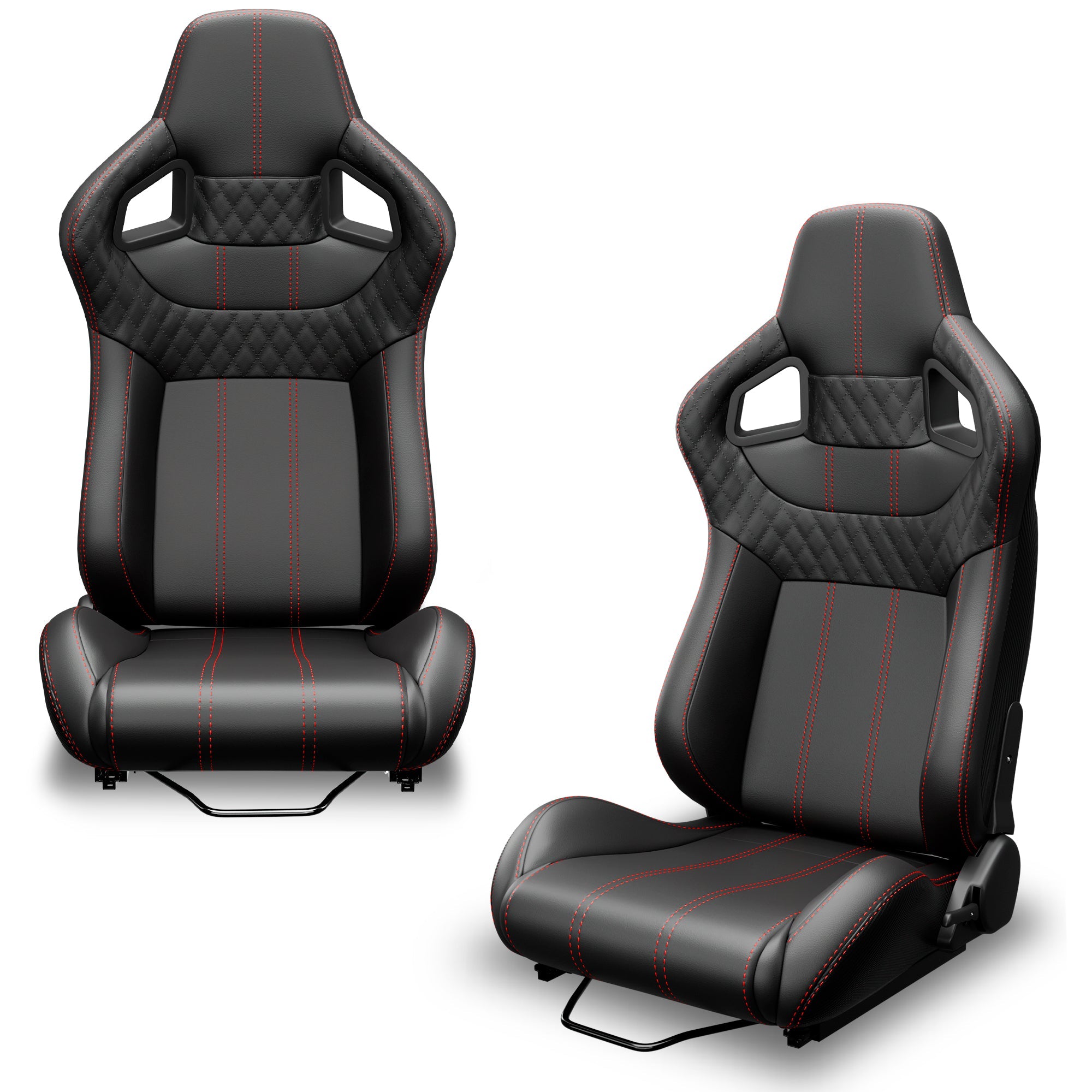 2PC Universal Bucket Racing Seats