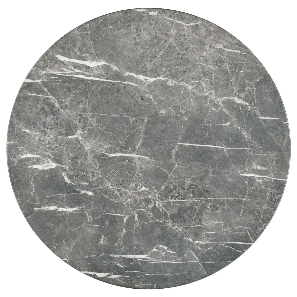Bradley Round SmartTop Cocktail Coffee Table Grey and Natural