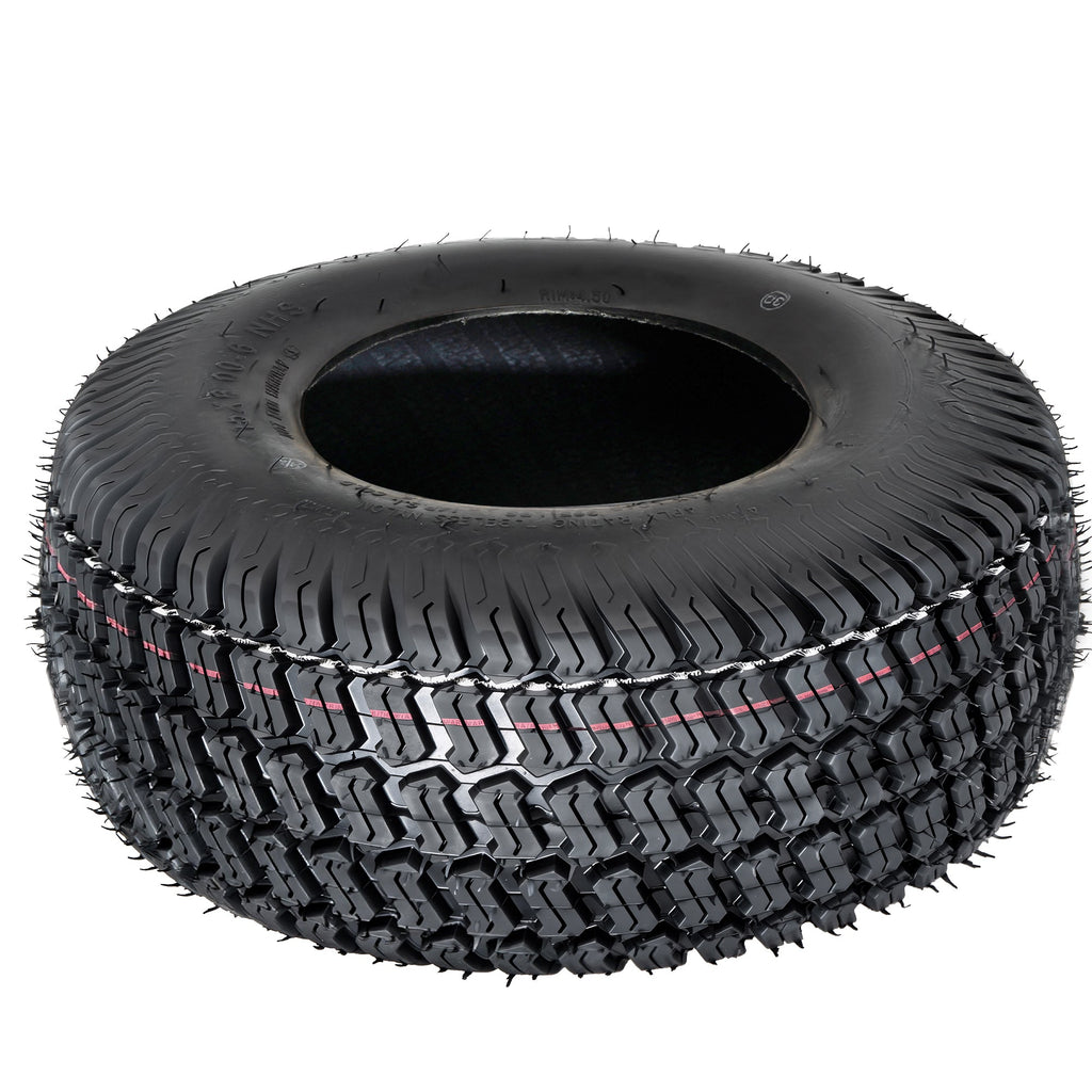 Set of 2 15x6.00-6 Lawn Mower Tires