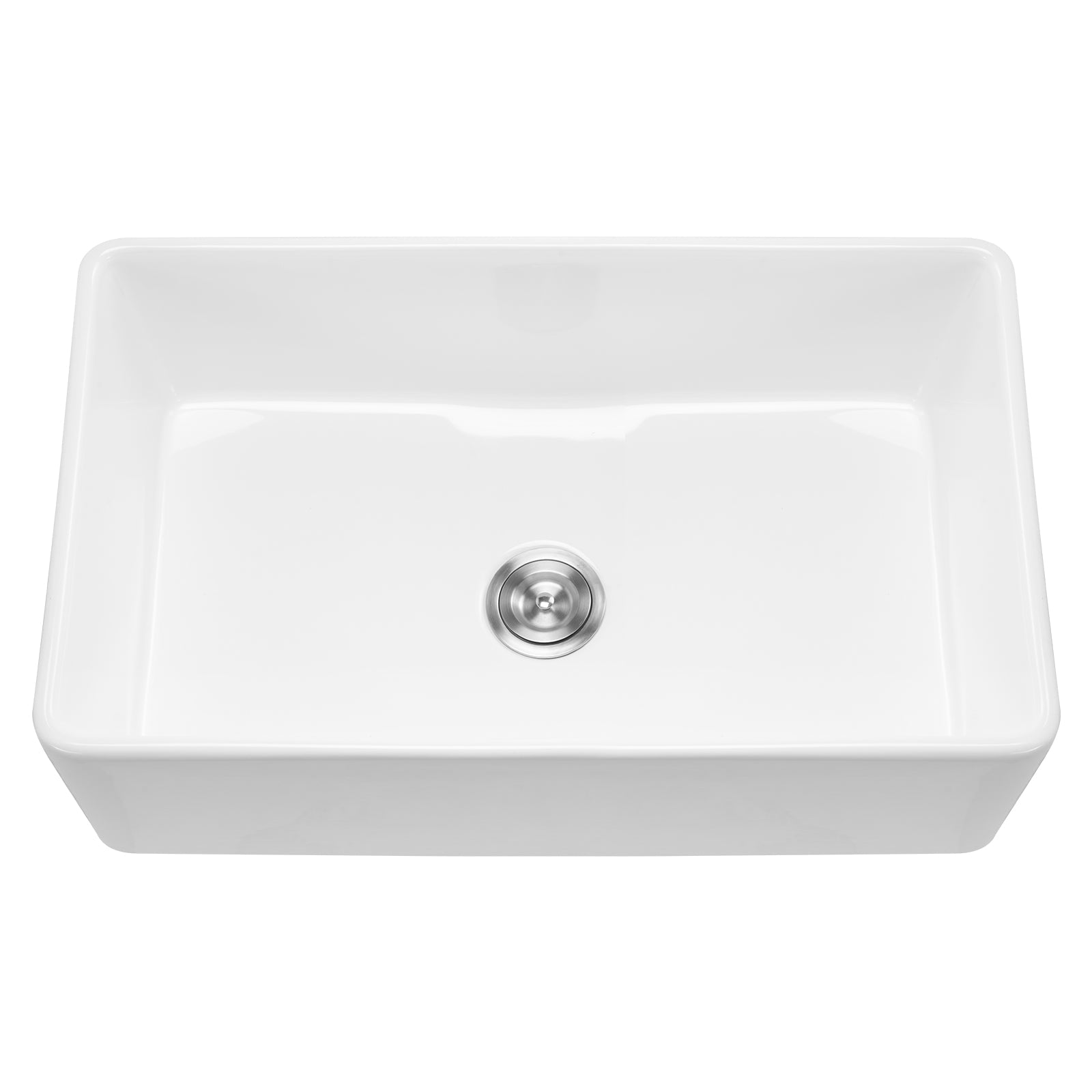 33.5x20 in Farmhouse Sink Undermount Kitchen Single Bowl Basin Fireclay