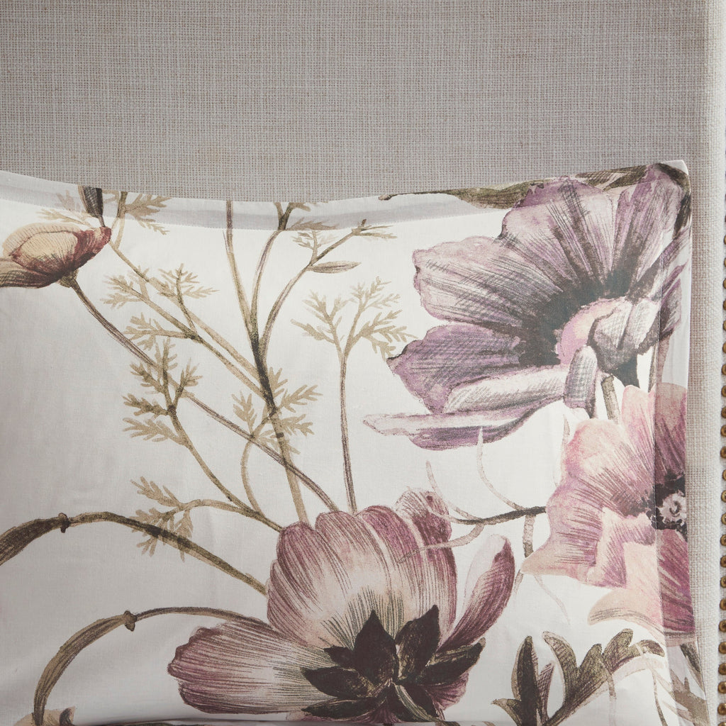 8 Piece Cotton Printed Comforter Set Blush King