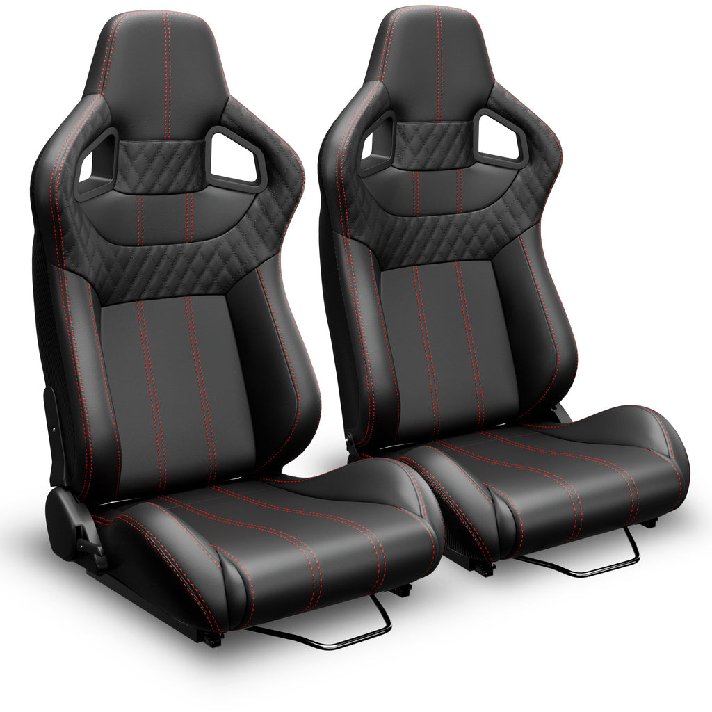 2PC Universal Bucket Racing Seats