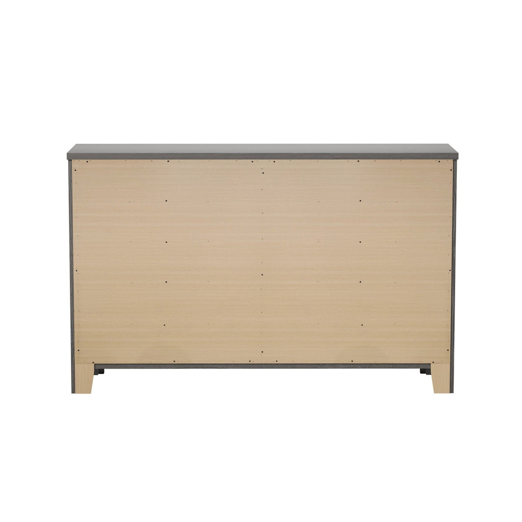 6 Drawer Dresser - Brown