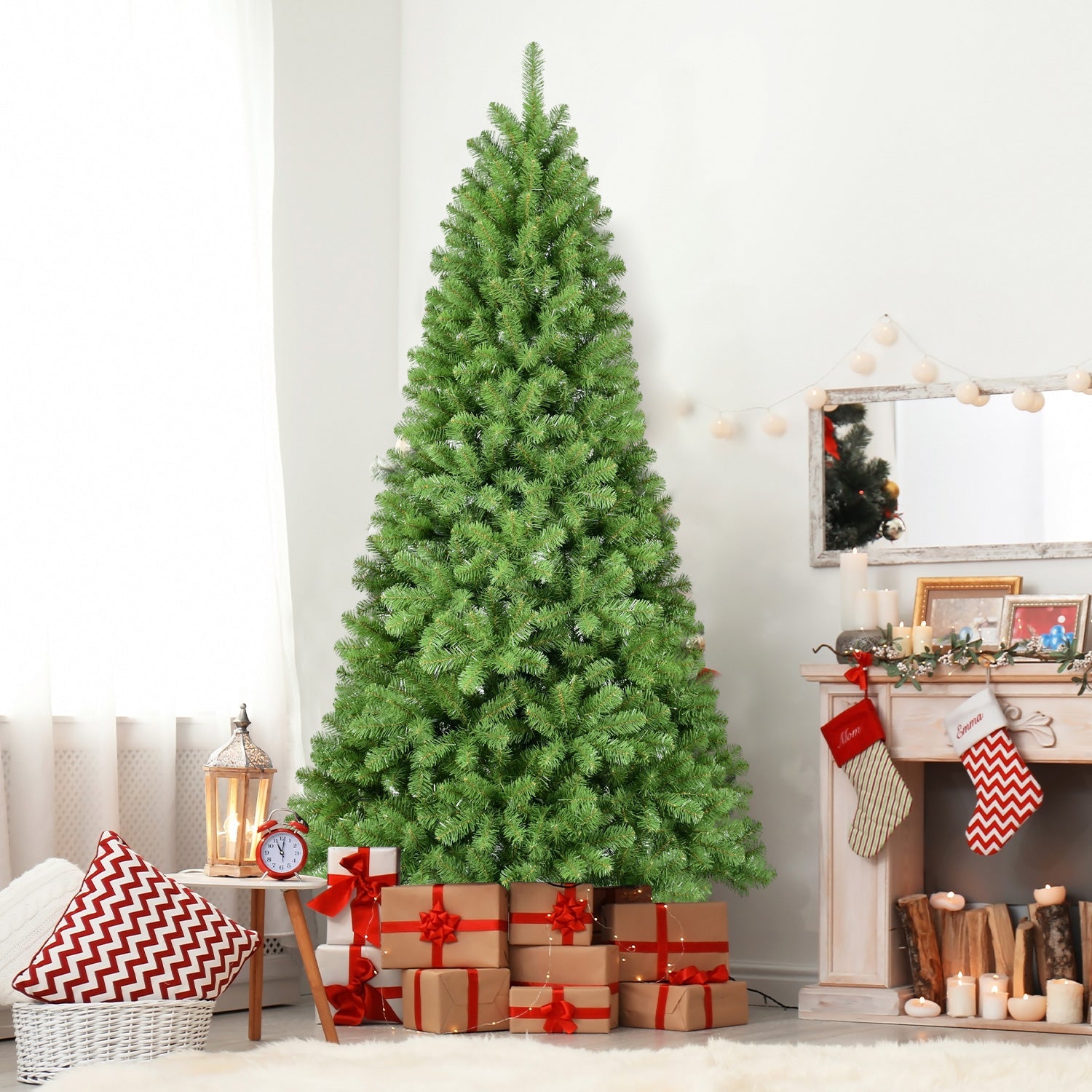 7ft Christmas Tree with Memory Wire, 1064 Tips