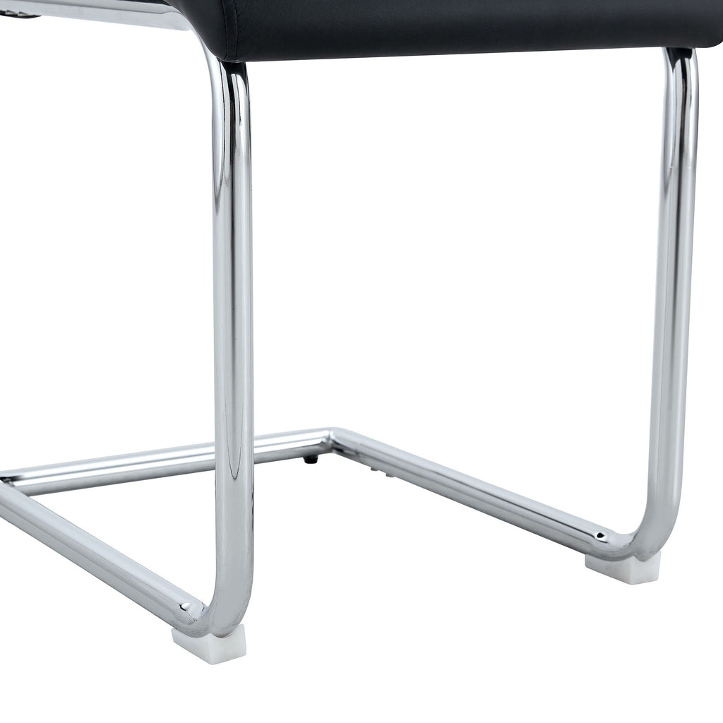Modern Dining Chairs with High Backrest and Sturdy Legs