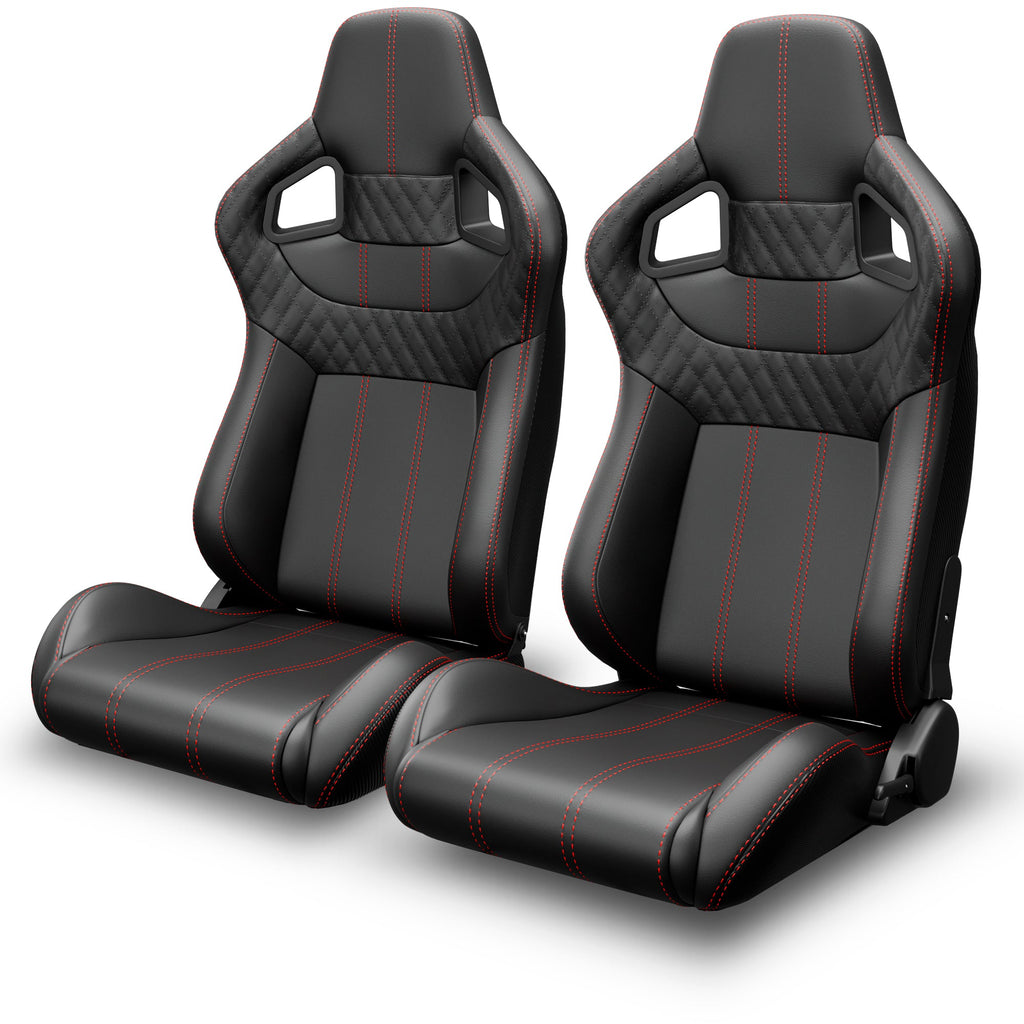 2PC Universal Bucket Racing Seats