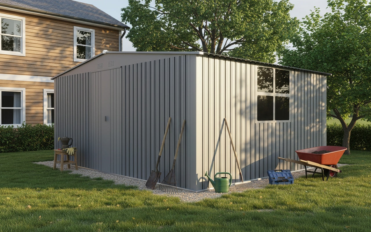 13×11ft New Outdoor Storage Shed