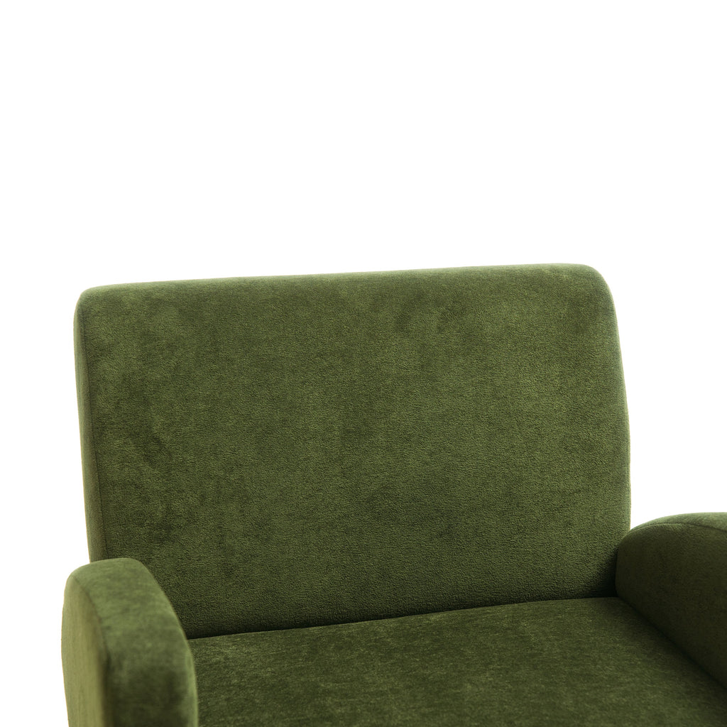 Velvet Fabric Decorative Lounge Chair