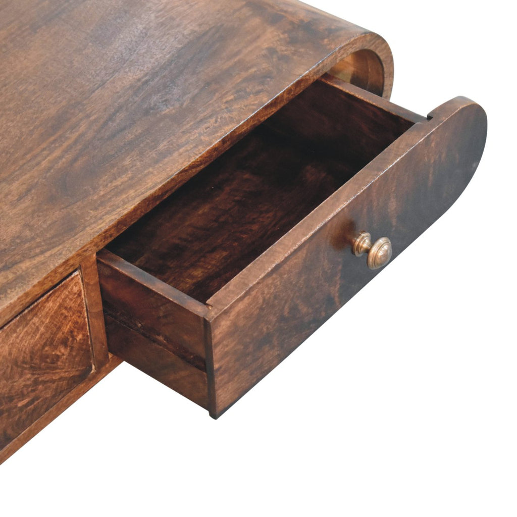 Solid Wood Wall-Mounted California Console Table