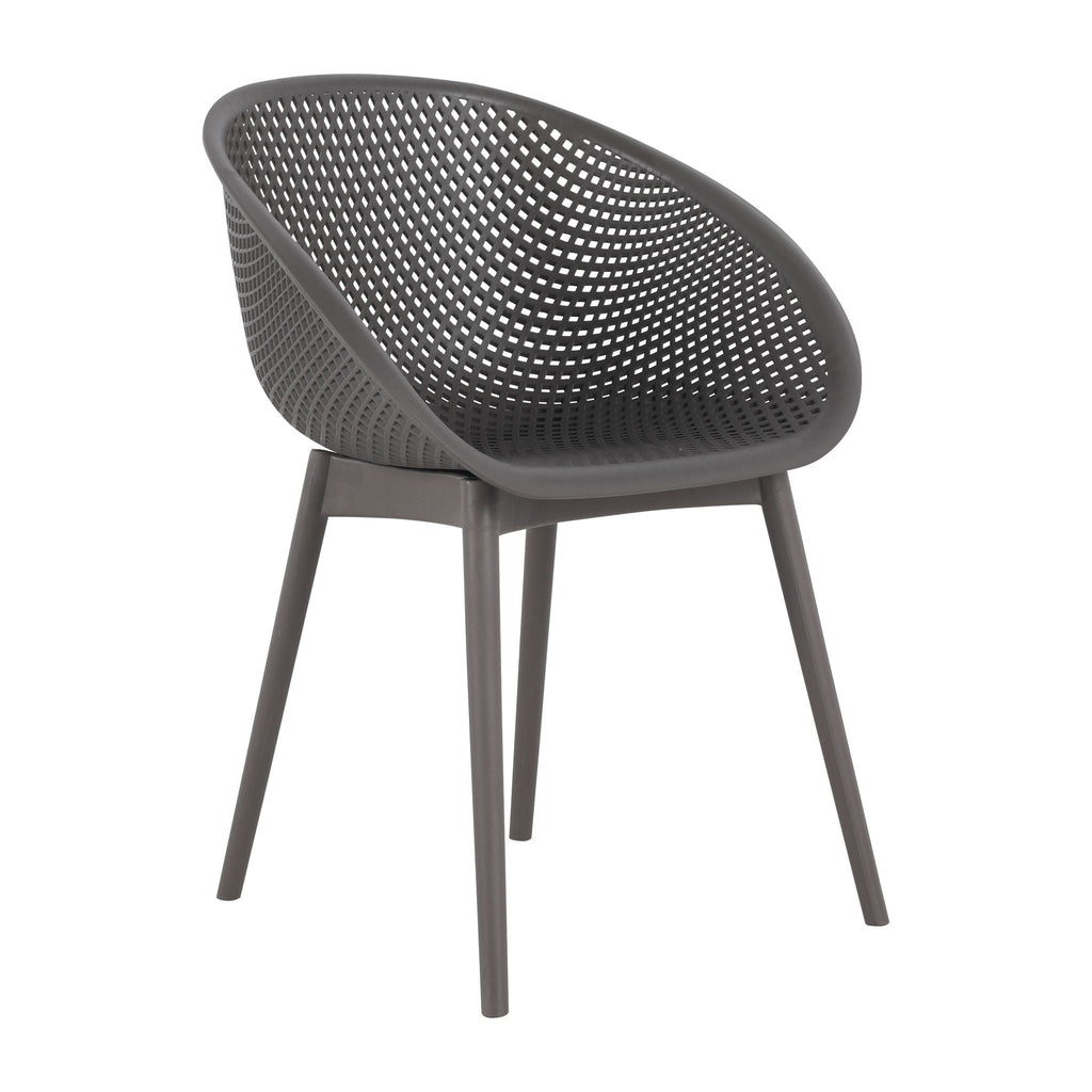 Modern Lounge Chair Set With Round Table