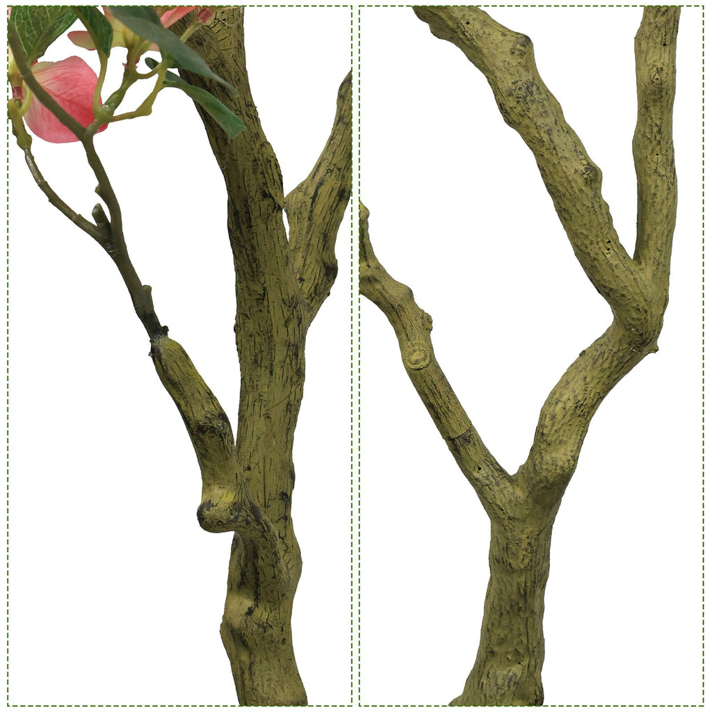 7Ft Artificial Bougainvillea Tree with Realistic Rose