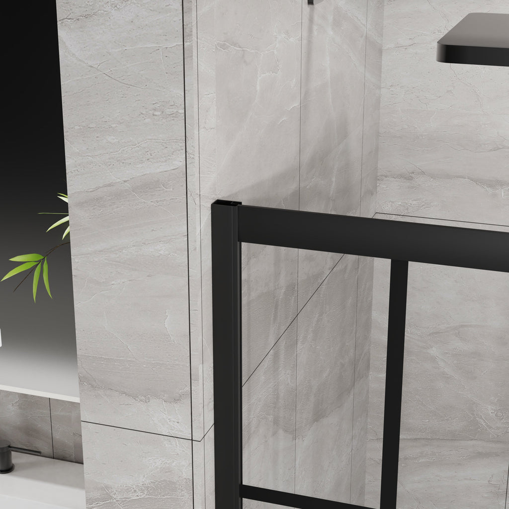 Goodyo Corner Shower Enclosure with Double Sliding Doors