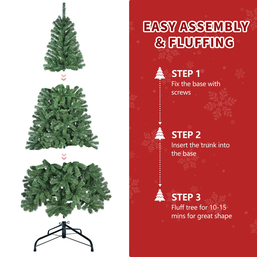 5FT Artificial Christmas Tree with 344 PVC Tips