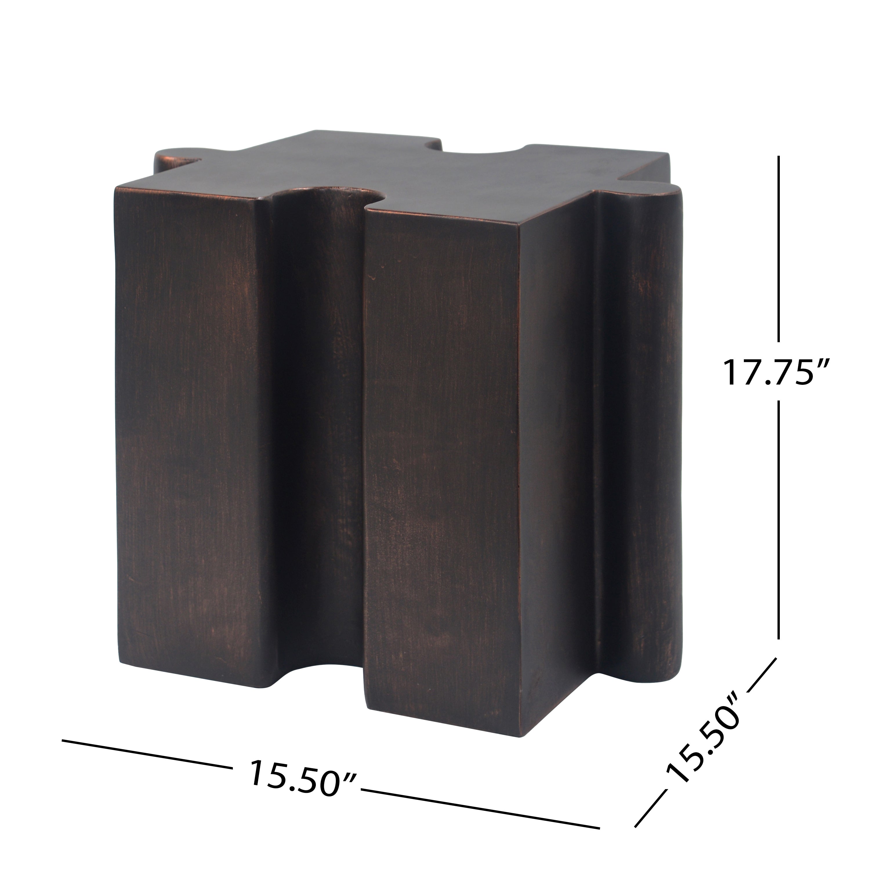 3-Piece Artistic Puzzle Table Set