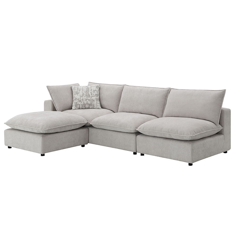 Marisa - Modular Ottoman - Beige Boucle