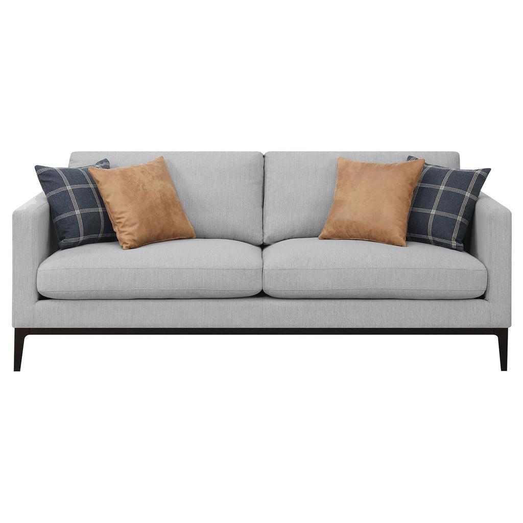Montauk - Upholstered Sofa With Reversible Cushions - Light Gray