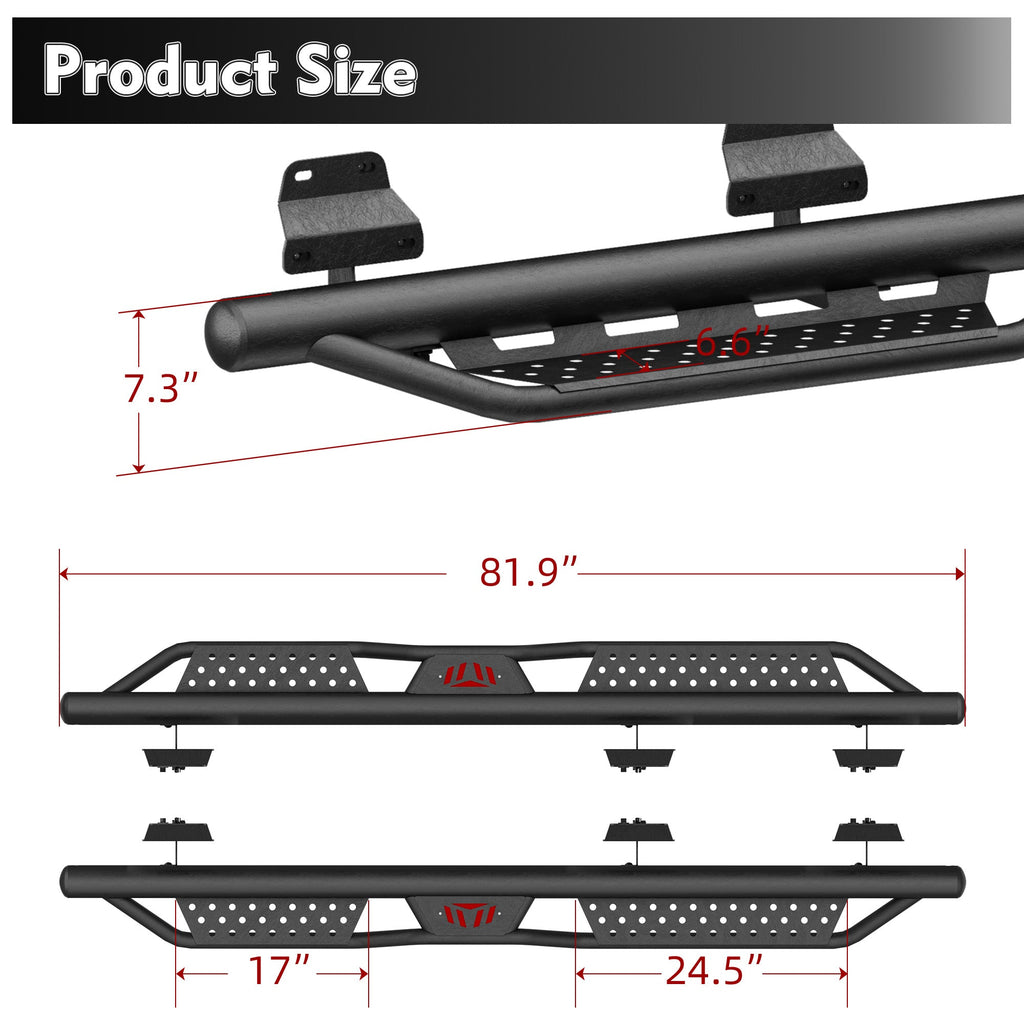 Running Boards for Ford SuperCrew Cab (2015-2026)