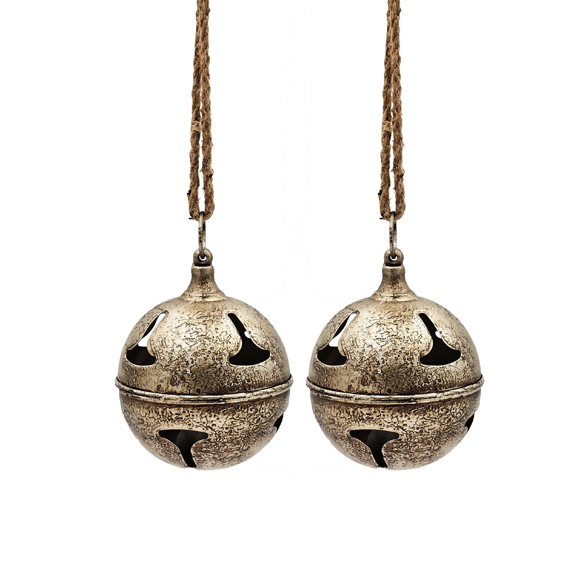 D6" Bell Hanging Ornament - Set of 2